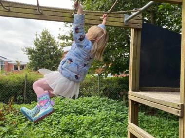 Armgang i legestativ